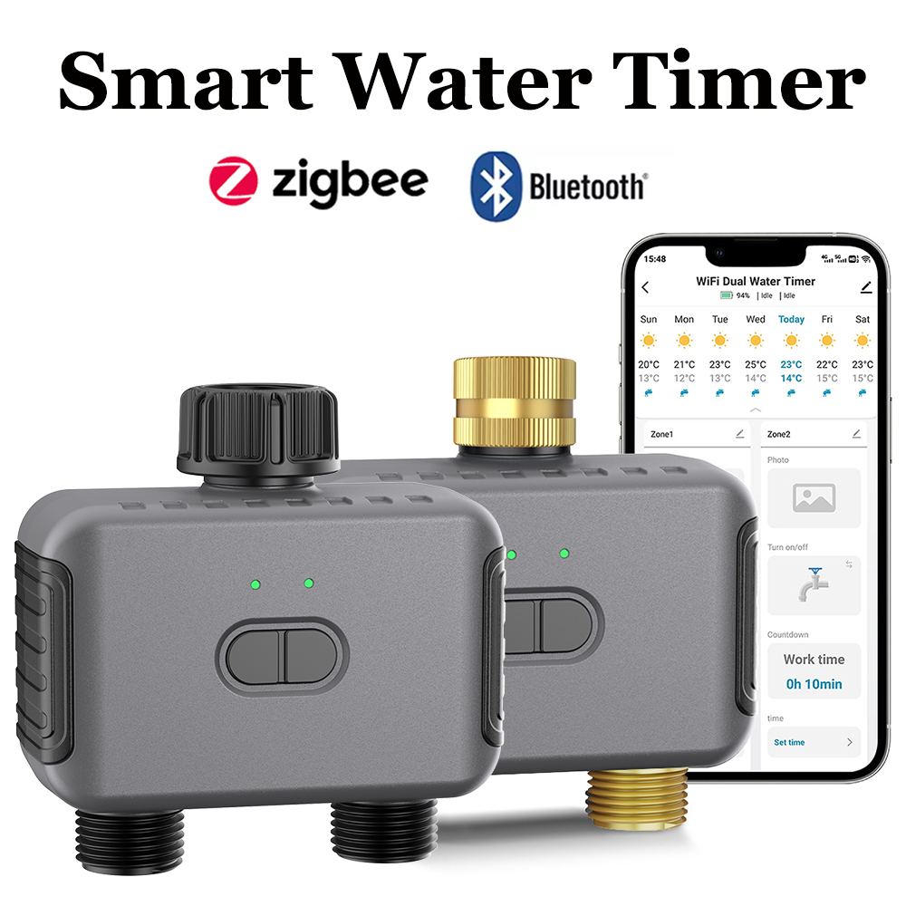 Smart Garden Irrigation - Tuya Smart Water Timer Zigbee/BT Automatic