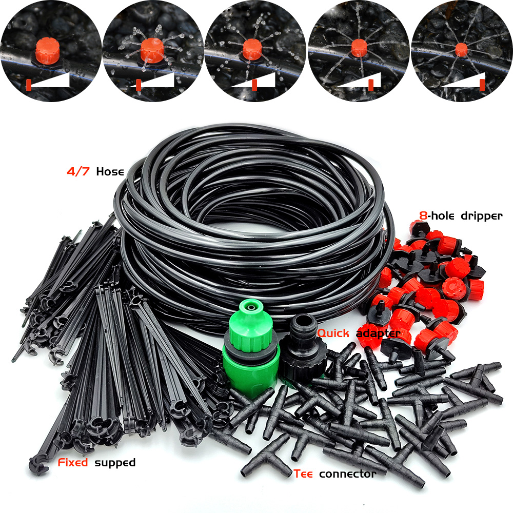 Smart Garden Monitor - Greenhouse 15M-30M DIY Drip Irrigation System