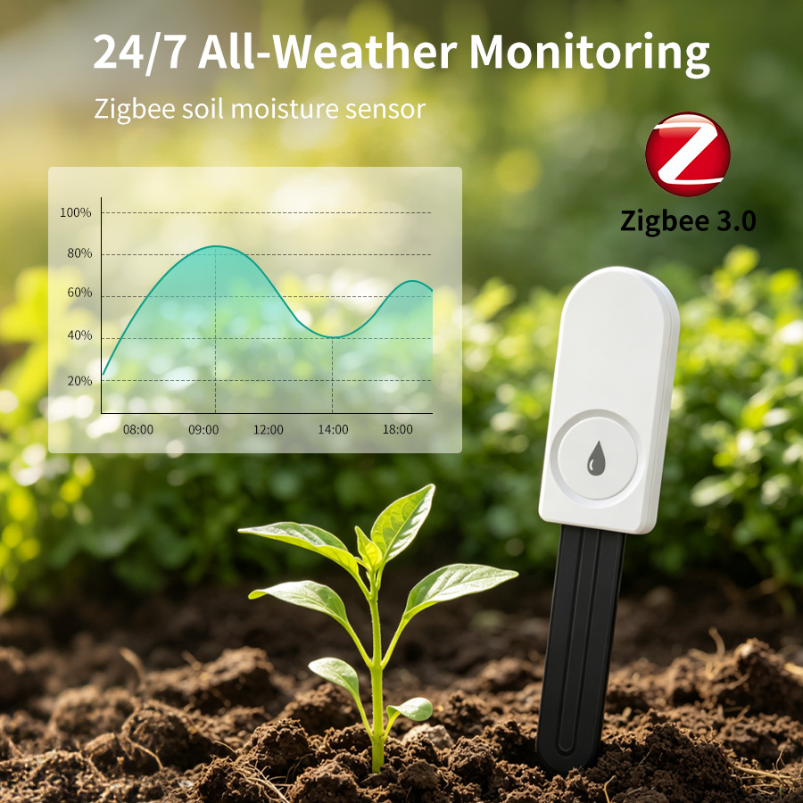 Smart Garden Monitor - Smart ZigBee Soil Moisture Sensor Temperature