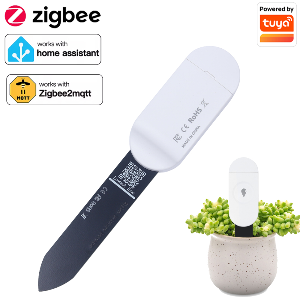 Smart Garden Monitor - Tuya Zigbee Temperature Humidity Moisture Detector