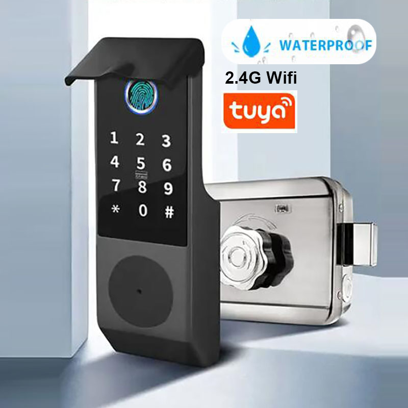 Smart Garden Gate - Wifi Tuya Smart Lock Waterproof Outdoor