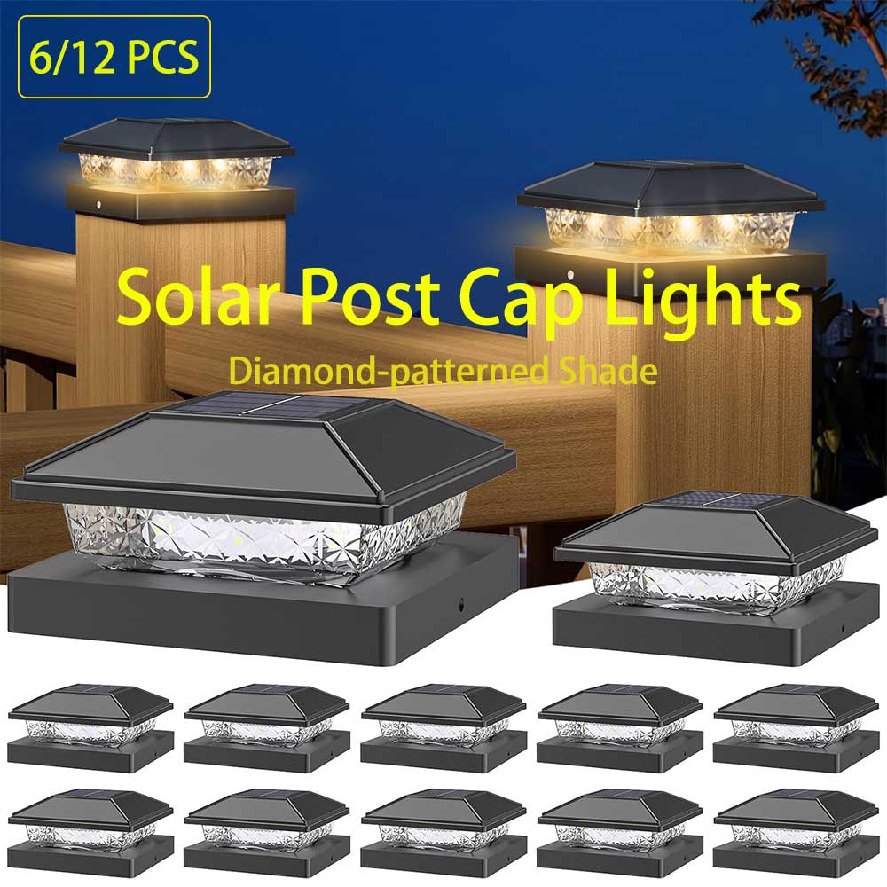 Smart Garden Gate - 6/12X Outdoor Solar Post Cap Lights