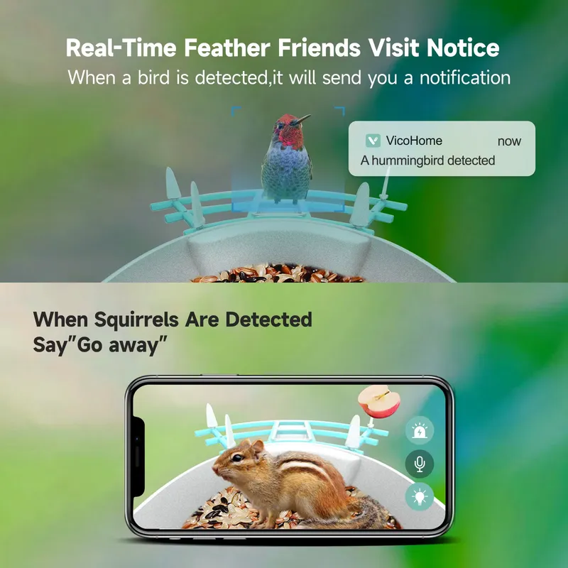 Smart Automatic Bird Feeder wi - Smart Bird Feeder Camera recension och pris