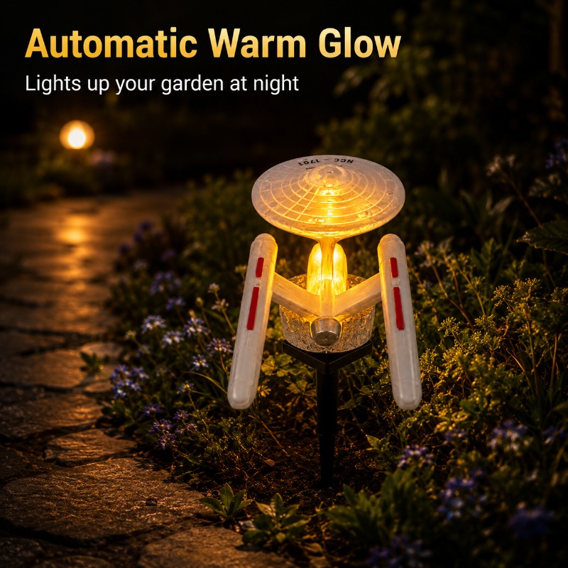 Star Trek USS Enterprise Solar - Smart Garden Light Camera recension och pris