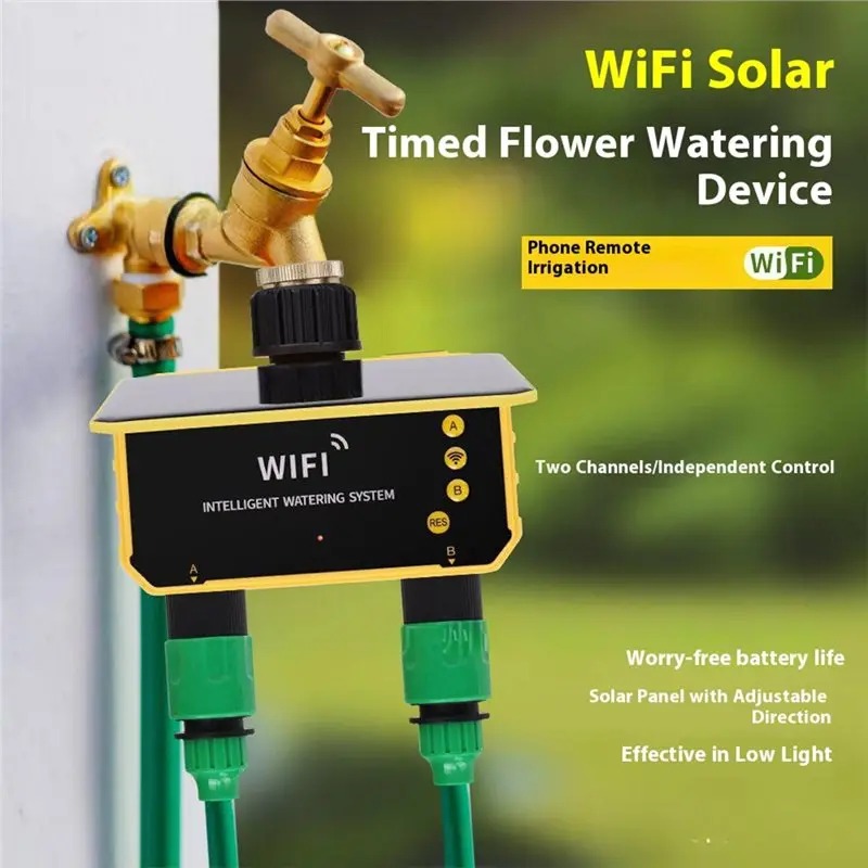1/2 Outlets WIFI Solar Irrigat - Smart Garden Accessories recension och pris
