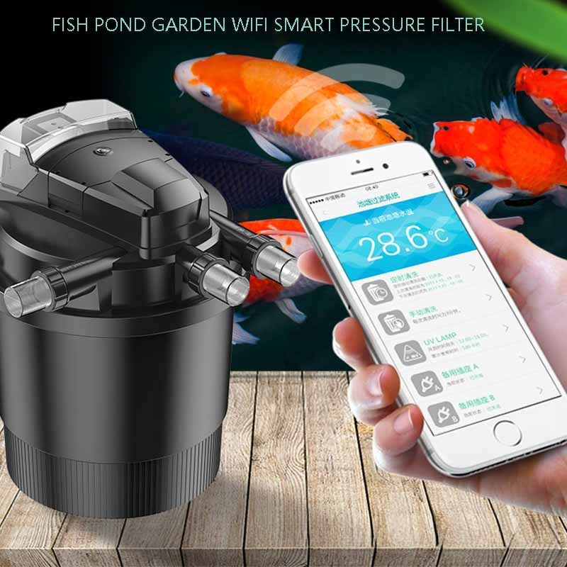WiFi Smart Automatic Pond Filt - Smart Garden Water Features recension och pris