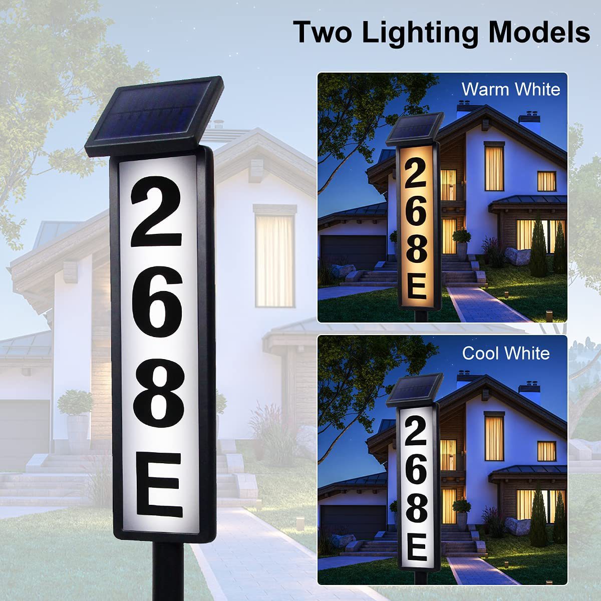 Solar-Powered Door Sign Lights - Smart Garden Gate recension och pris