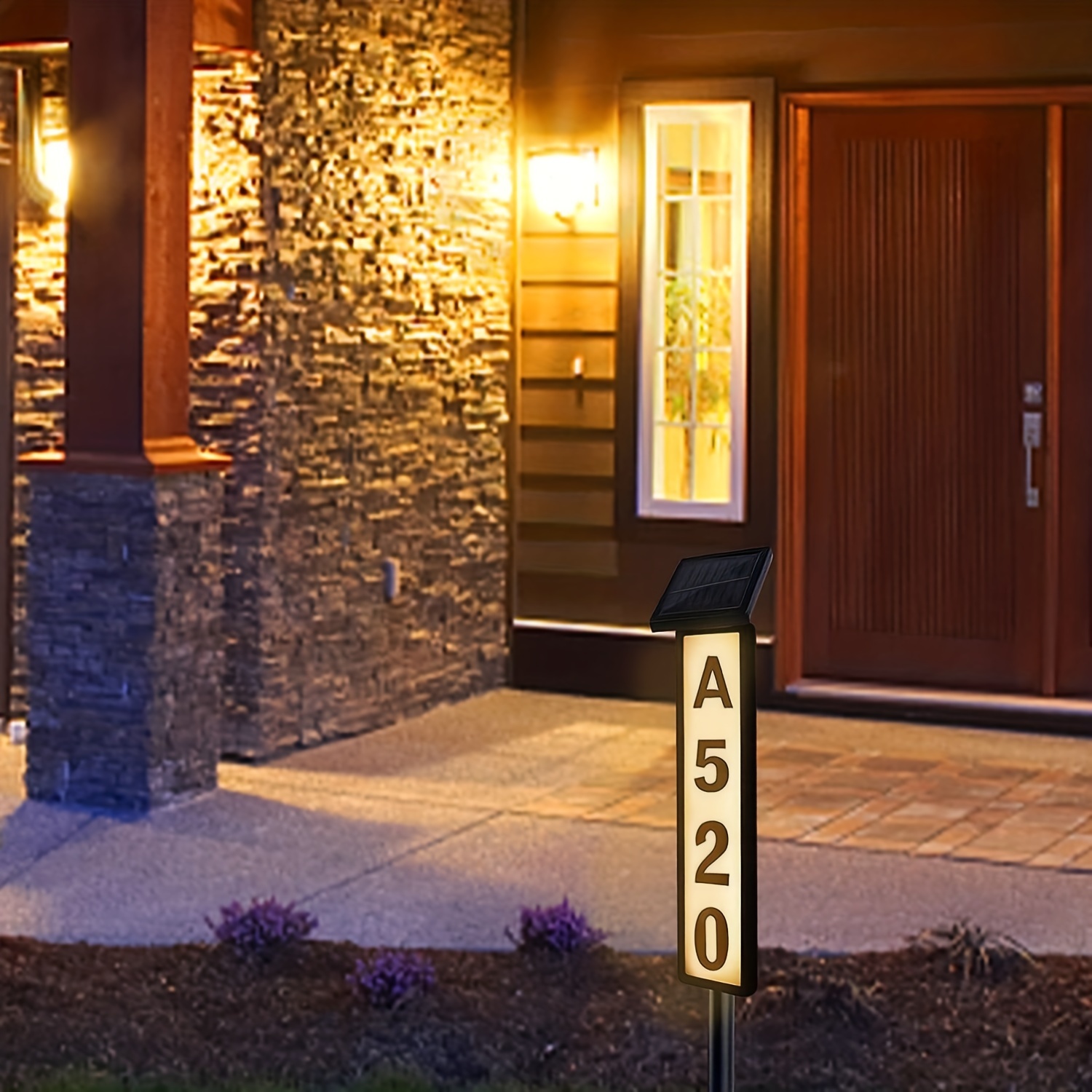 Solar-Powered Door Sign Lights - Smart Garden Gate recension och pris