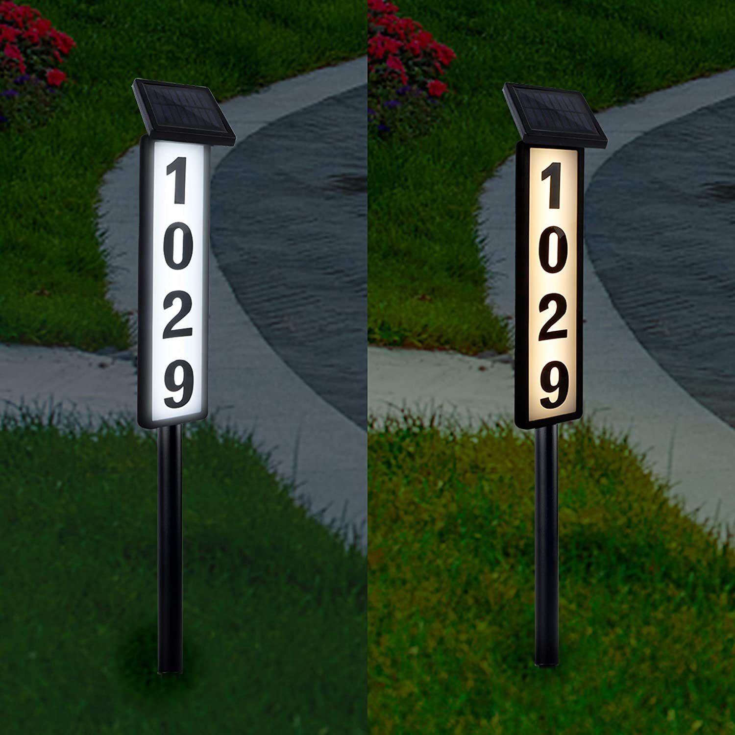 Solar-Powered Door Sign Lights - Smart Garden Gate recension och pris