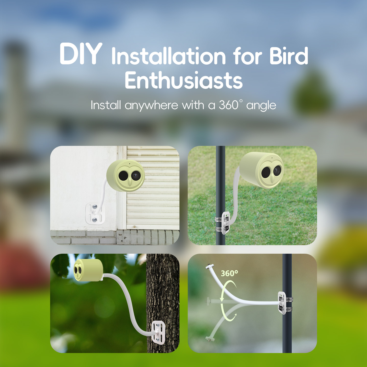 WILLFINE Automatic AI Bird Fee - Smart Bird Feeder Camera recension och pris