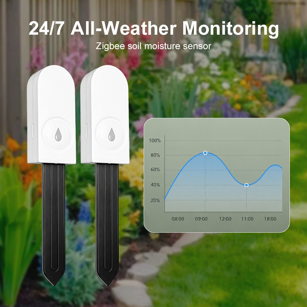 Zigbee 3.0 Soil Moisture Senso - Smart Garden Accessories recension och pris