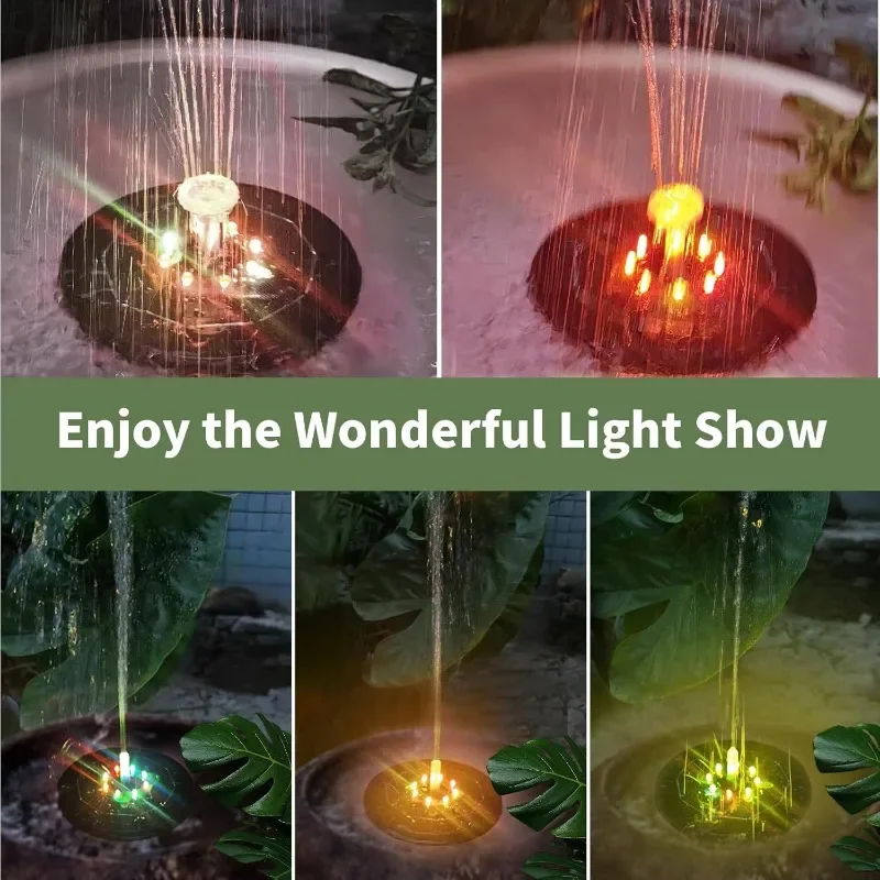 Fountain Light 7 Colors LED Li - Smart Garden Light Camera recension och pris