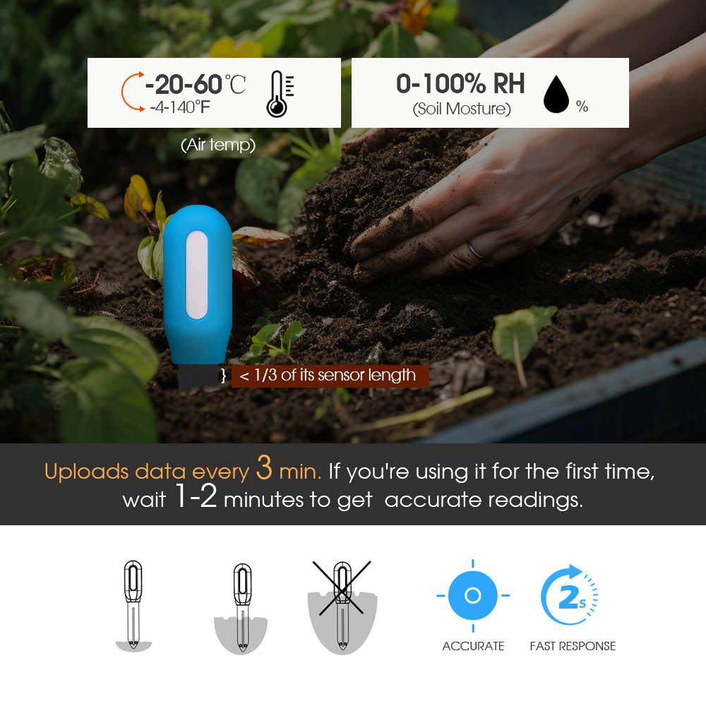 1PCS Tuya Zigbee Soil Sensor H - Smart Garden Monitor recension och pris
