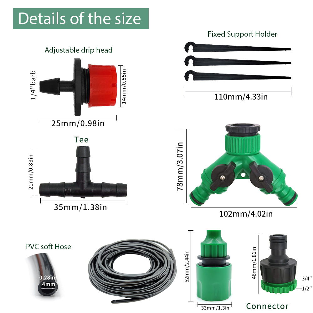 Greenhouse 15M-30M DIY Drip Ir - Smart Garden Monitor recension och pris