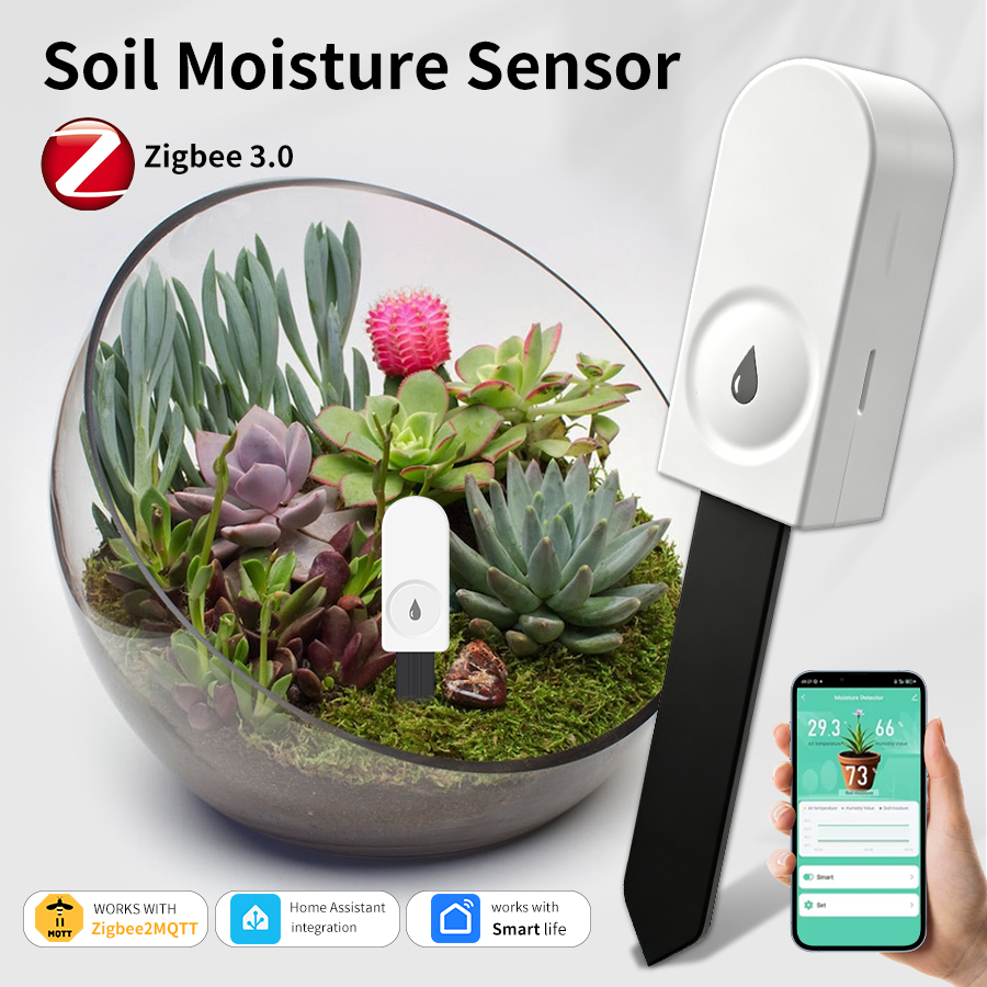 Smart ZigBee Soil Moisture Sen - Smart Garden Monitor recension och pris