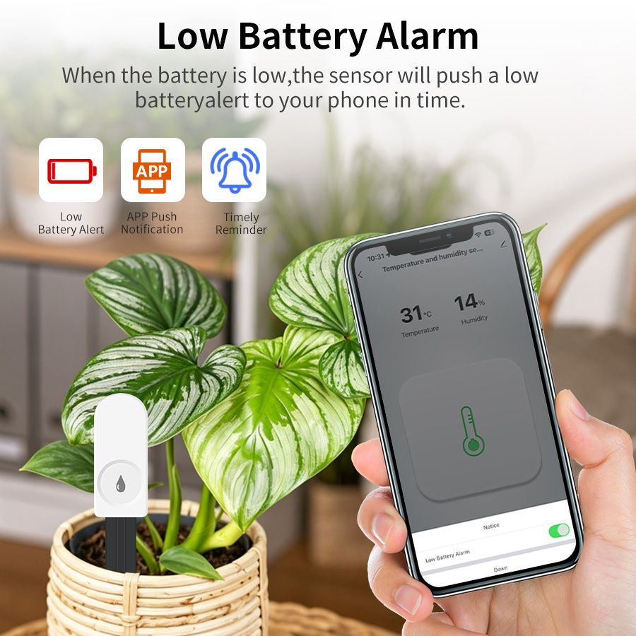 Smart ZigBee Soil Moisture Sen - Smart Garden Monitor recension och pris