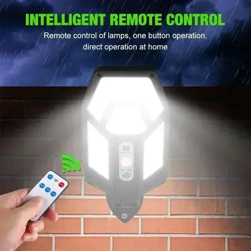 12000LM Powerful Solar Wall La - Smart Garden Light Camera recension och pris