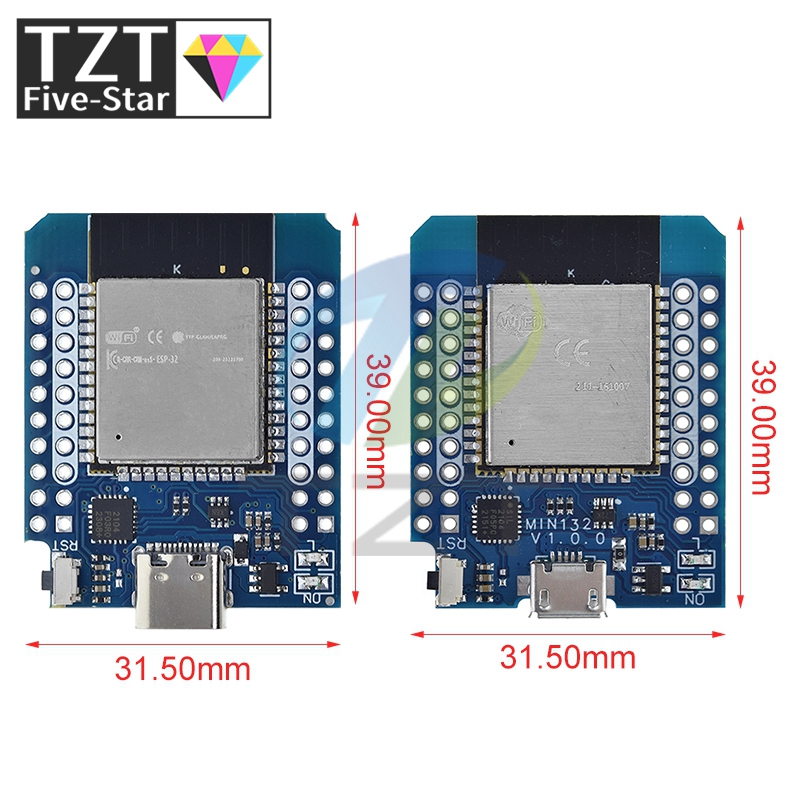 TZT 1/3PCS For Wemos Mini D1 E - Smart Garden Esp32 recension och pris