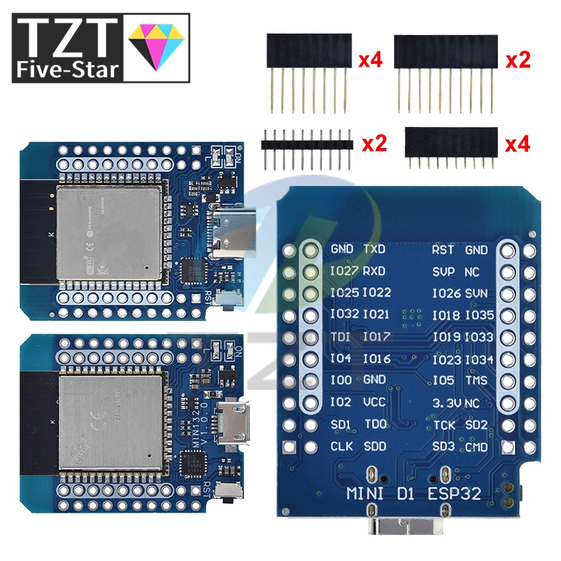TZT 1/3PCS For Wemos Mini D1 E - Smart Garden Esp32 recension och pris