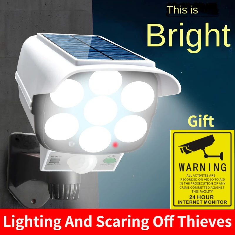 Outdoor Solar Light Motion Sen - Smart Garden Light Camera recension och pris