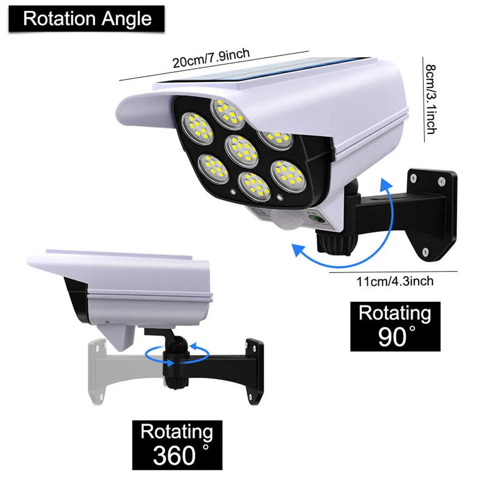Outdoor Solar Light Motion Sen - Smart Garden Light Camera recension och pris