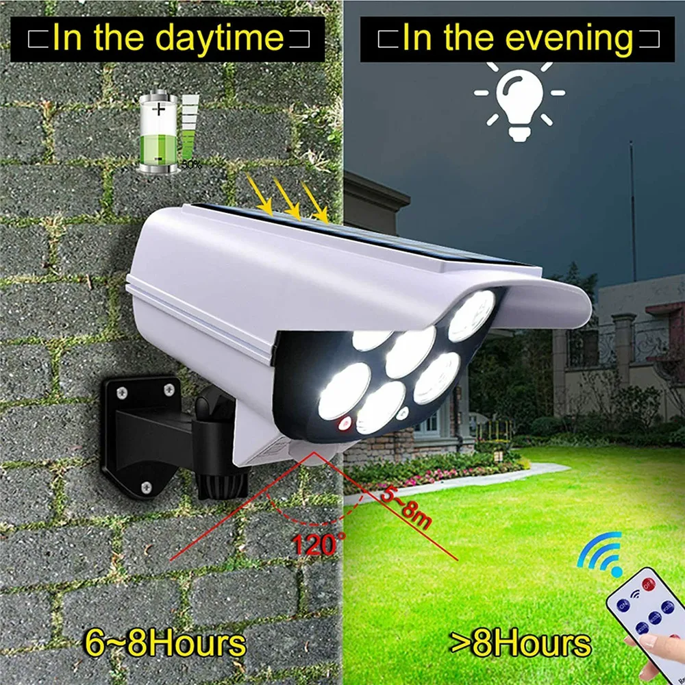 Outdoor Solar Light Motion Sen - Smart Garden Light Camera recension och pris