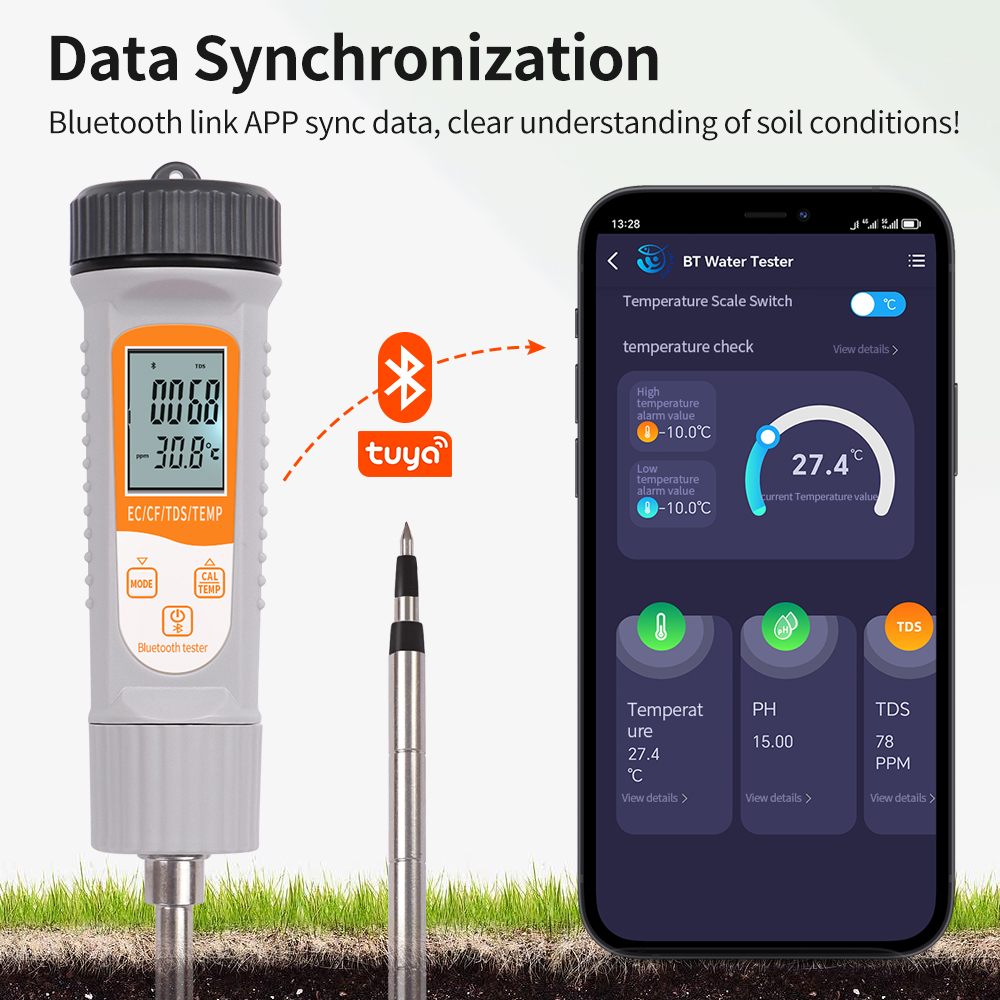 Bluetooth Soil Meter Multifunc - Smart Garden Nutrients recension och pris