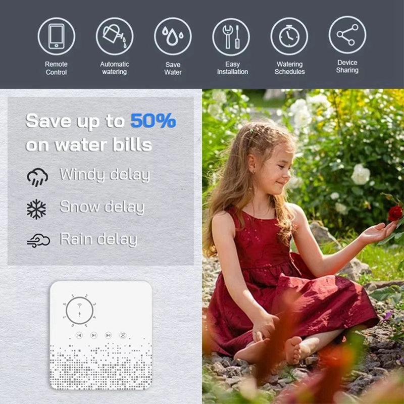 Tuya WiFi Smart Sprinkler Cont - Smart Garden Irrigation recension och pris