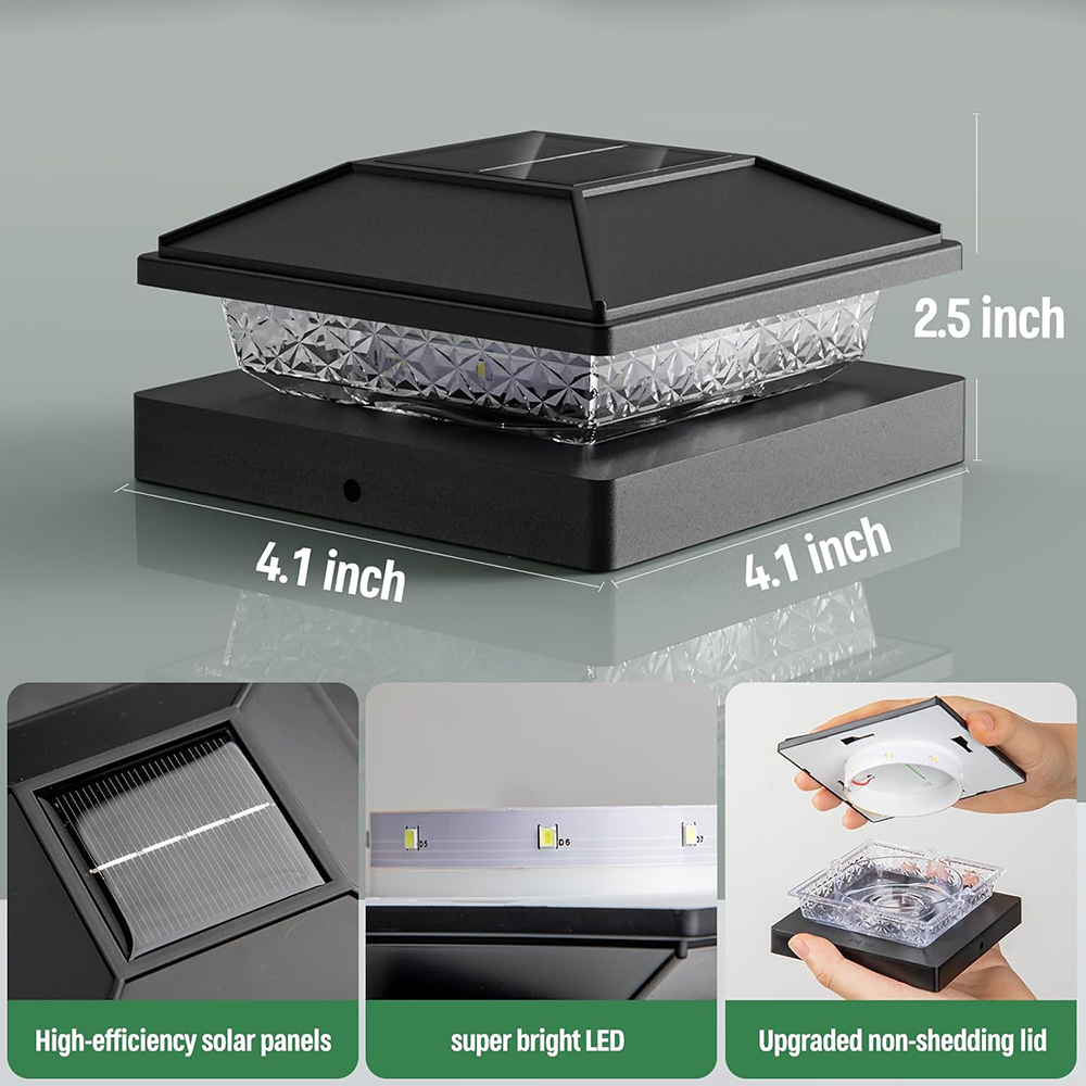 6/12X Outdoor Solar Post Cap L - Smart Garden Gate recension och pris