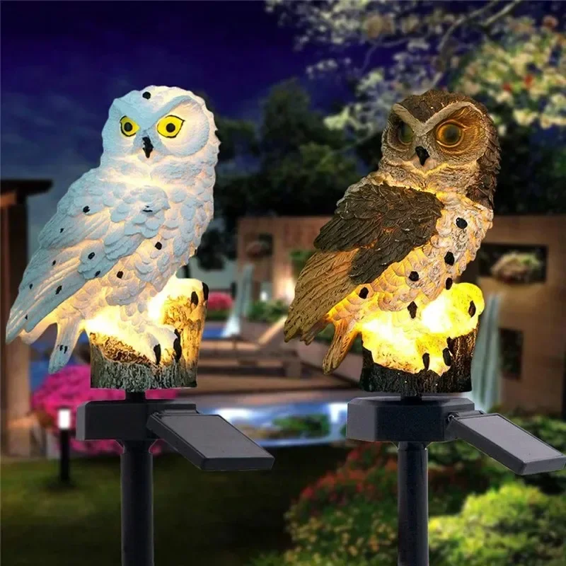 Solar Owl Statue Garden Light  - Smart Garden Light Camera recension och pris