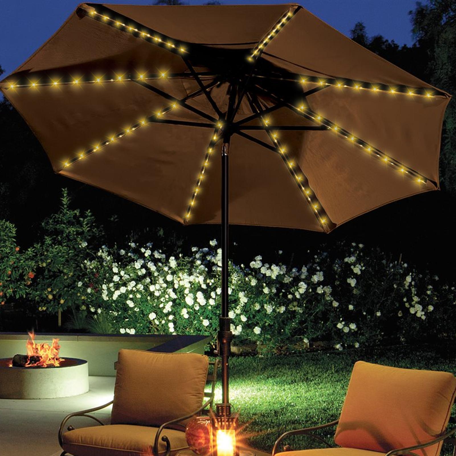 Solar Umbrella String Light 10 - Smart Garden Light Camera recension och pris