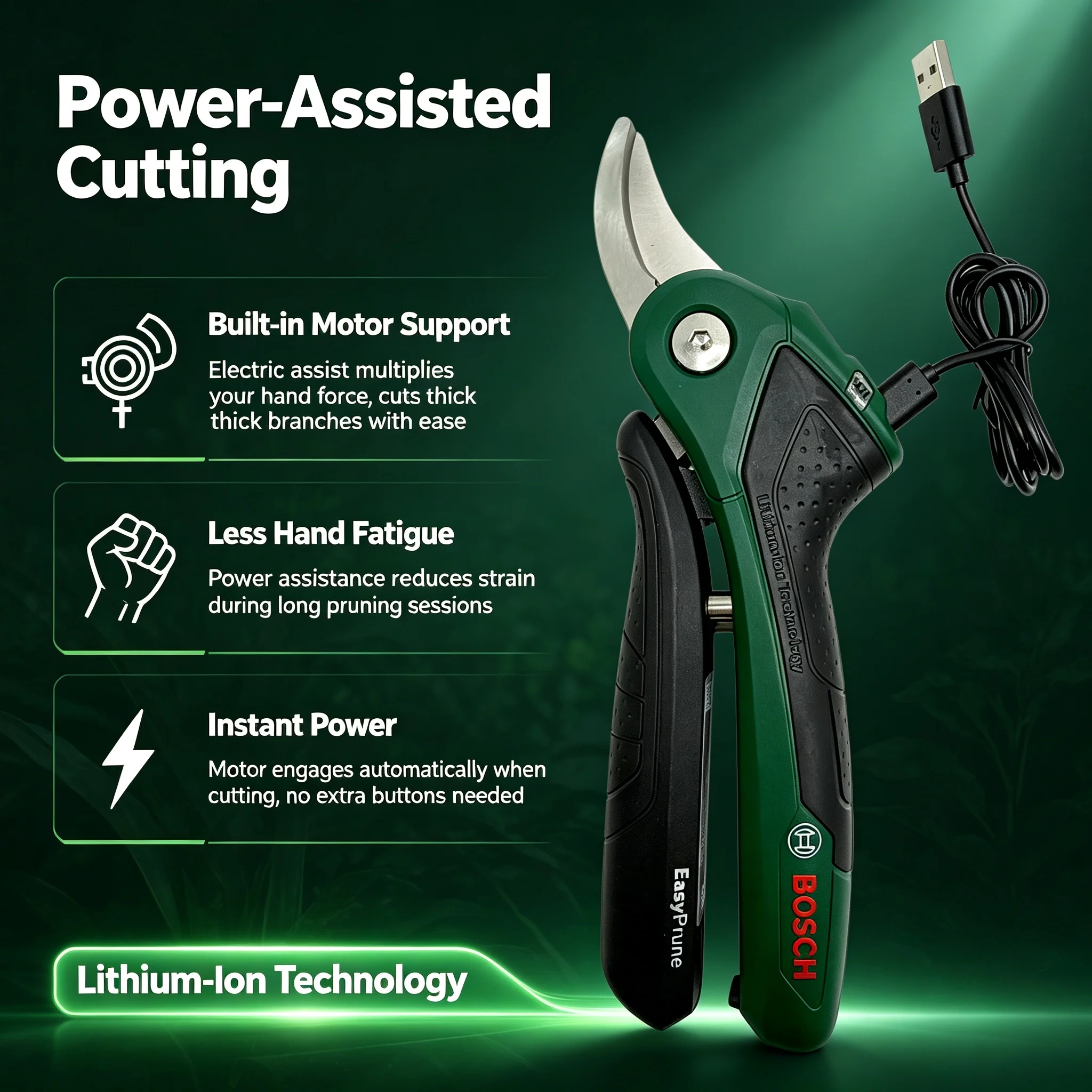 Bosch 3.6V Cordless Smart Prun - Smart Garden Bosch recension och pris