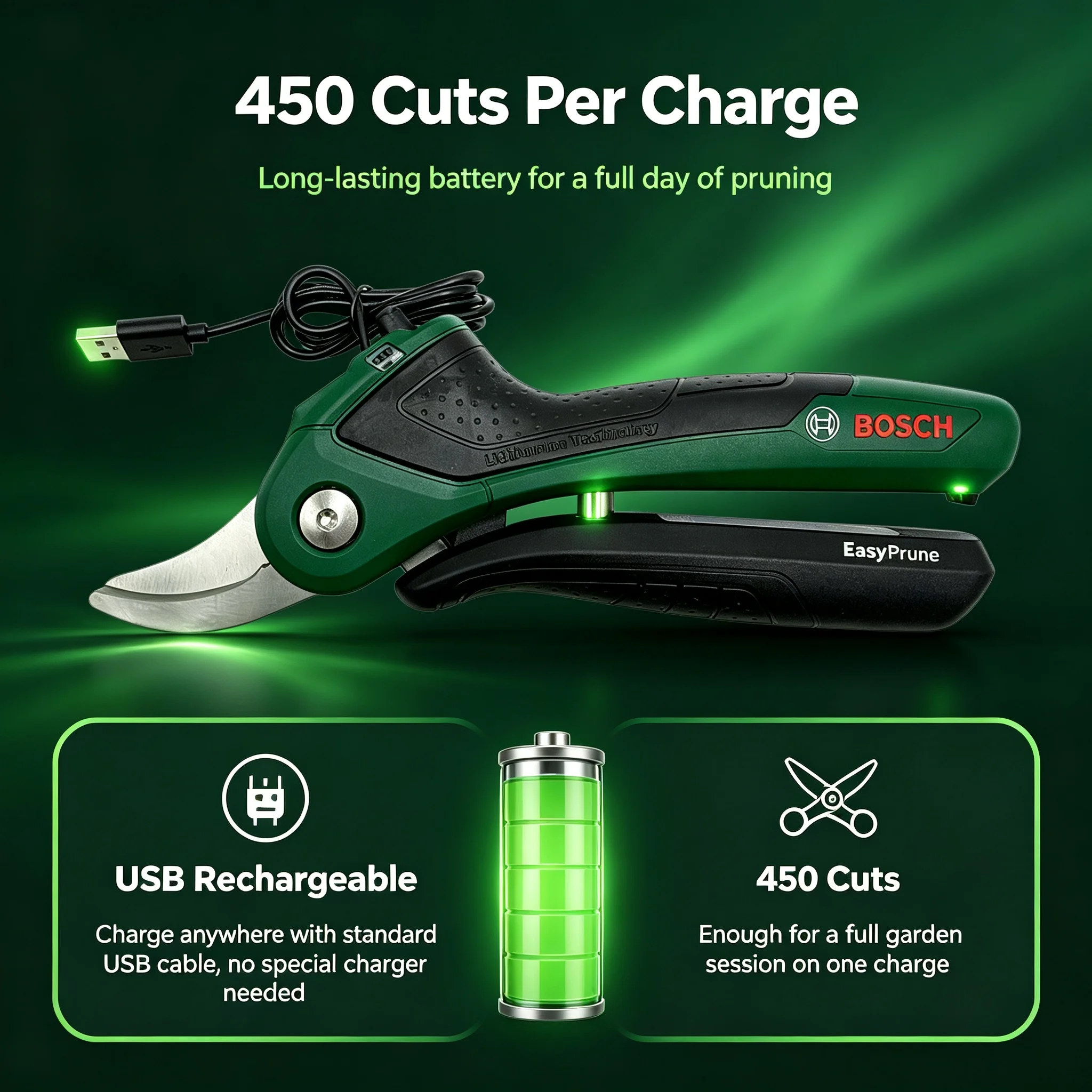 Bosch 3.6V Cordless Smart Prun - Smart Garden Bosch recension och pris