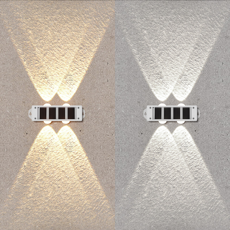 4Pcs Solar Wall Lights with Sm - Smart Garden Smart Fence recension och pris