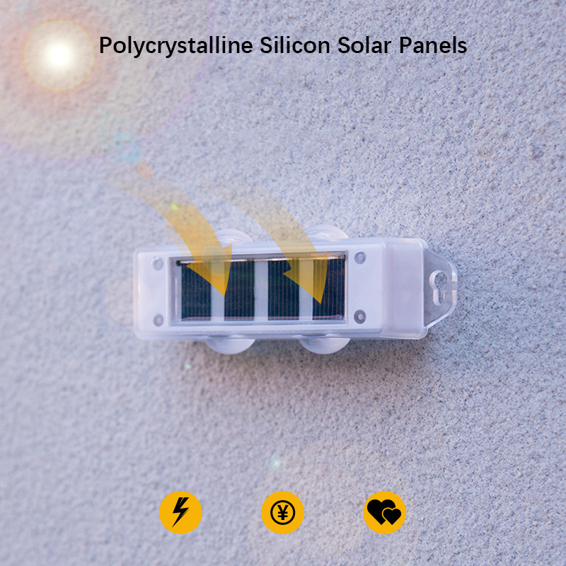 4Pcs Solar Wall Lights with Sm - Smart Garden Smart Fence recension och pris