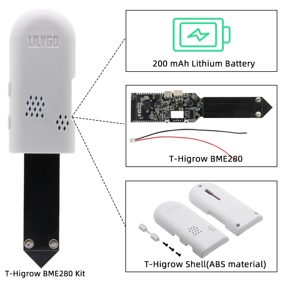 LILYGO® T-Higrow ESP32 Soil Te - Smart Garden Esp32 recension och pris