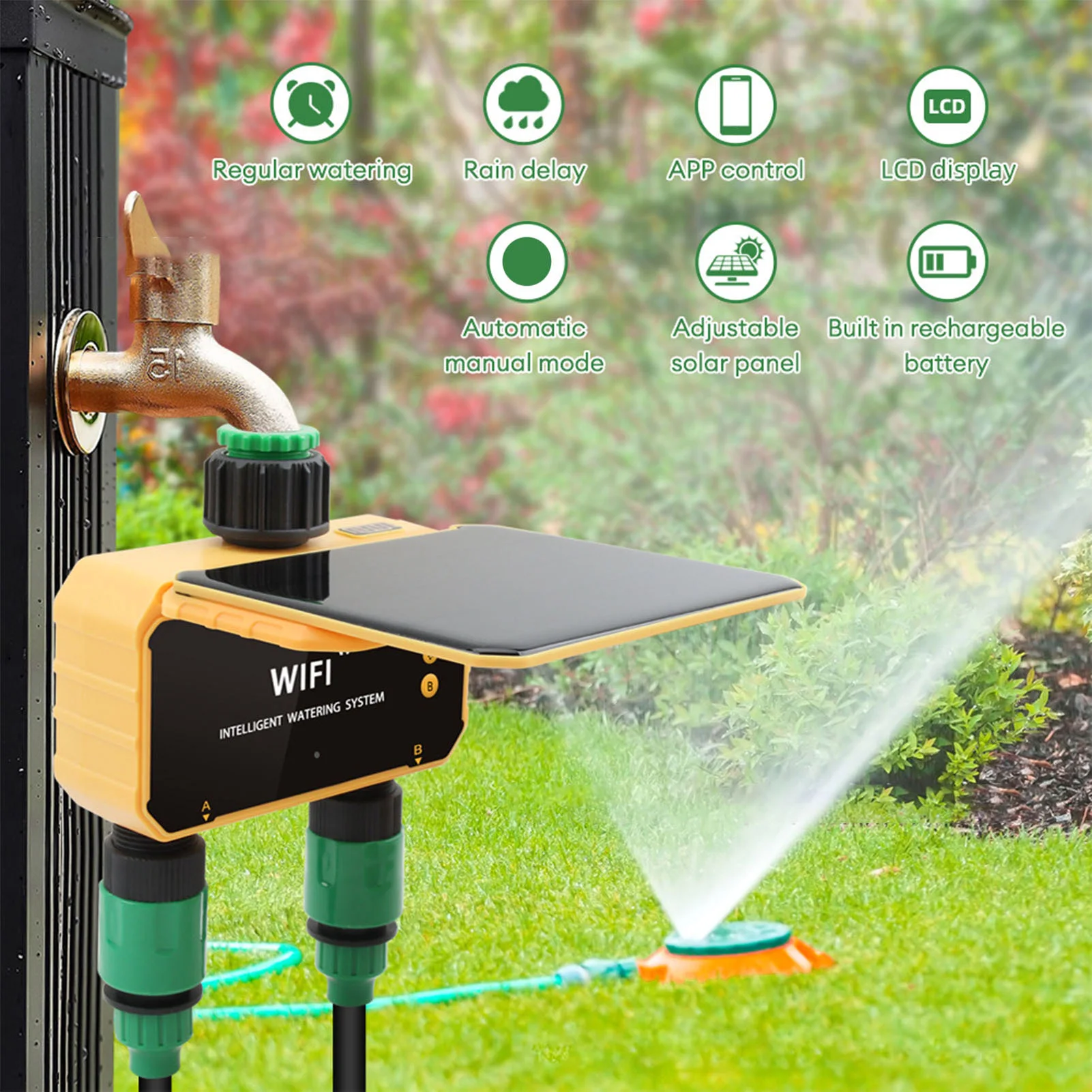 Solar WiFi Smart Irrigation Ti - Smart Garden Irrigation recension och pris