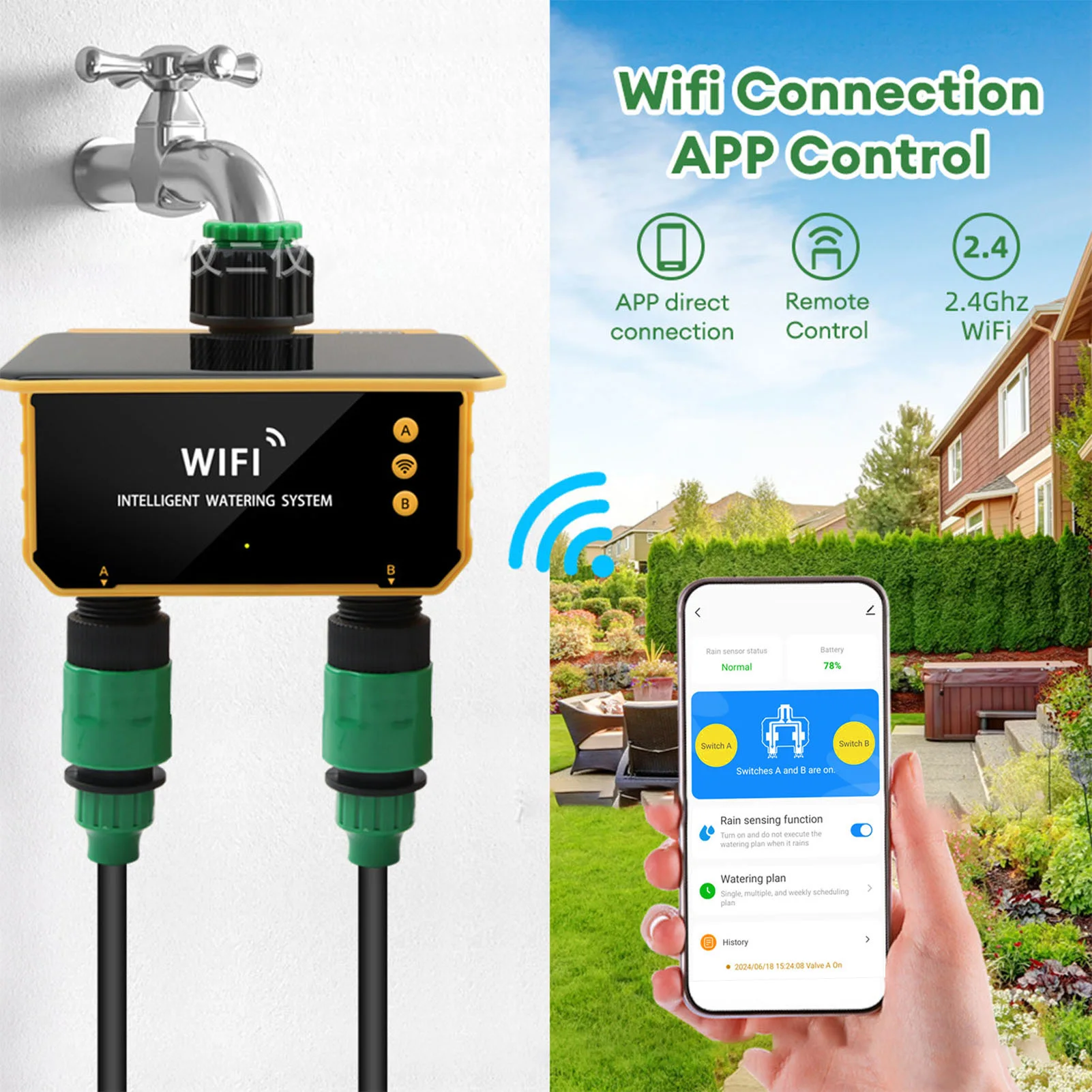 Solar WiFi Smart Irrigation Ti - Smart Garden Irrigation recension och pris