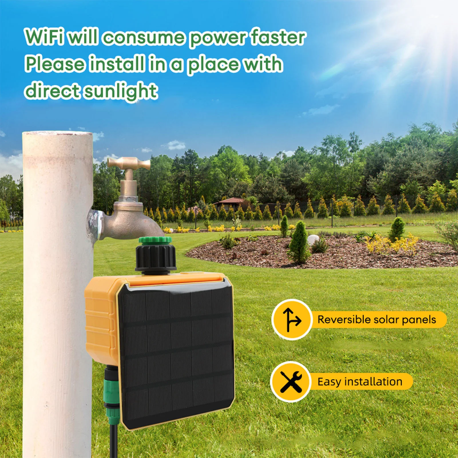 Solar WiFi Smart Irrigation Ti - Smart Garden Irrigation recension och pris