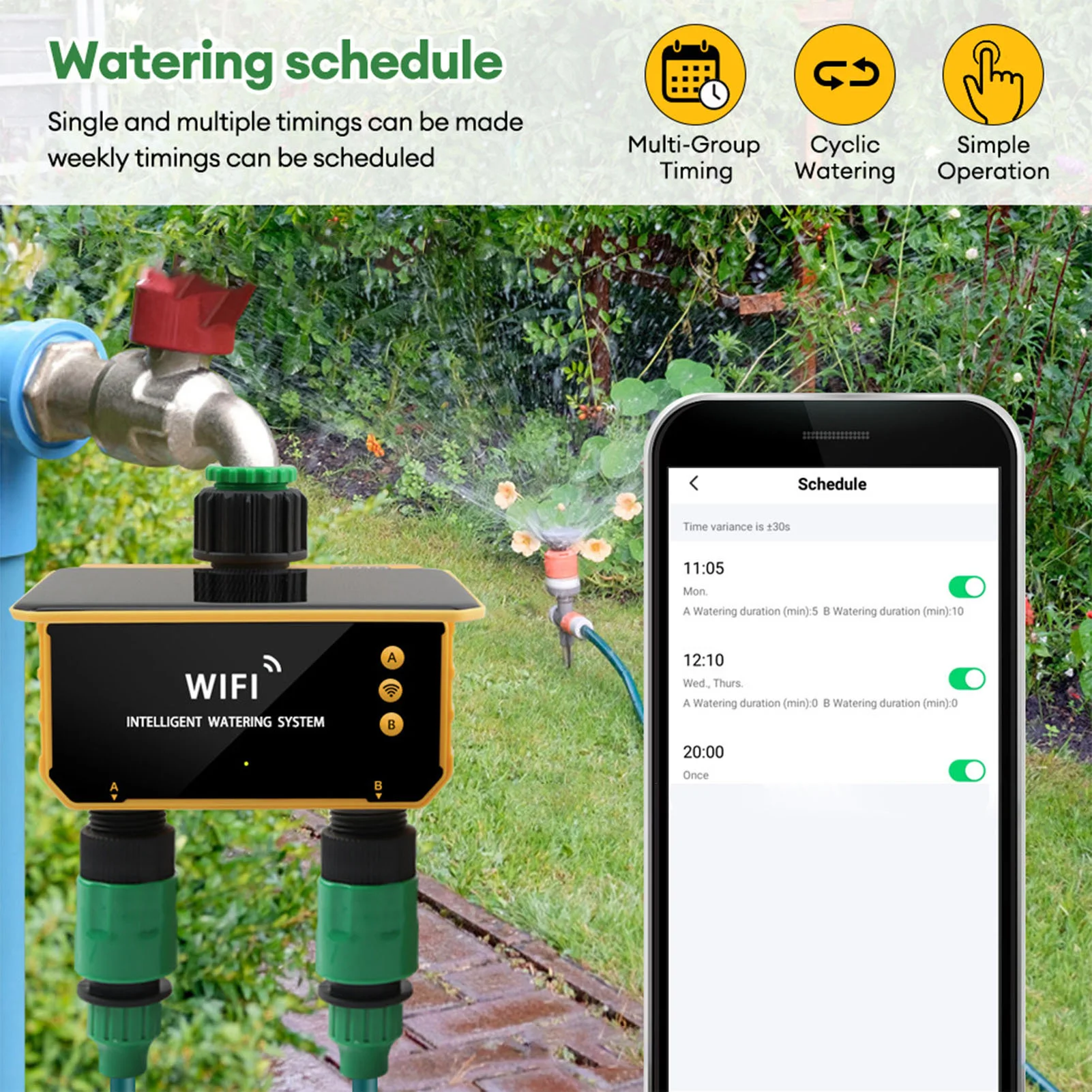 Solar WiFi Smart Irrigation Ti - Smart Garden Irrigation recension och pris