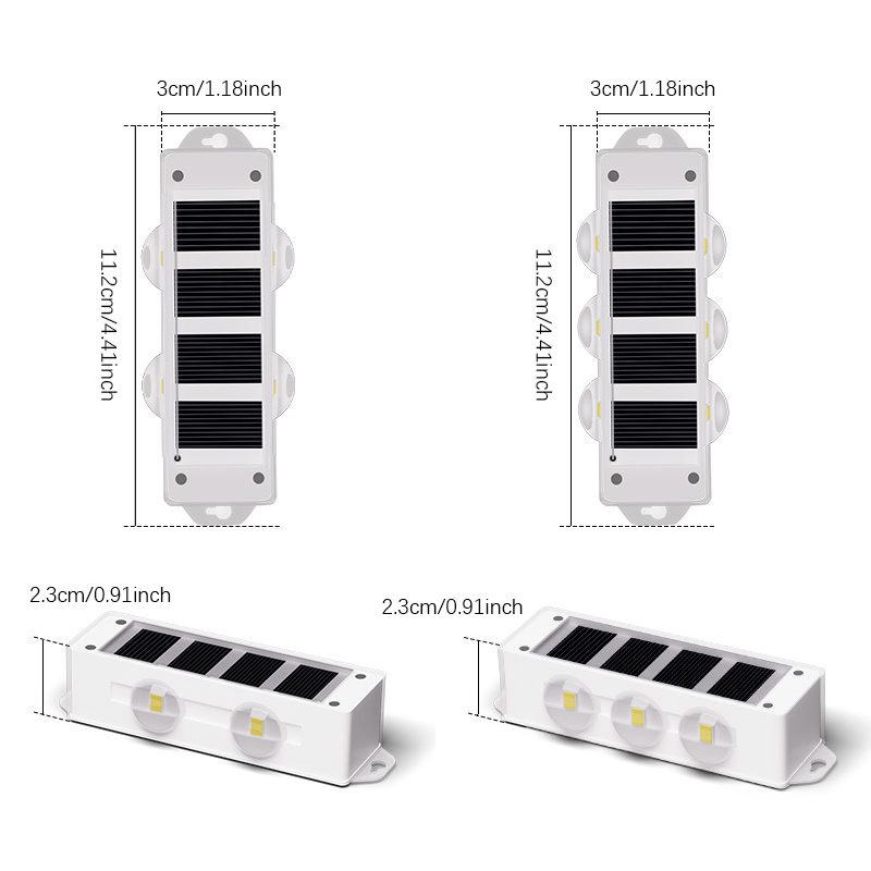 Pop 4Pcs Solar Wall Lights Wit - Smart Garden Smart Fence recension och pris